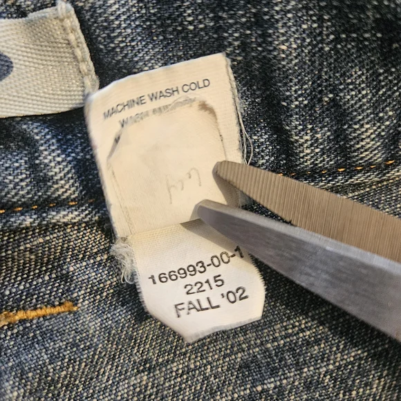 Old Navy Denim Blue Jeans Women's Size 20 Medium Wash Y2K Fall 2002 - Picture 13 of 14